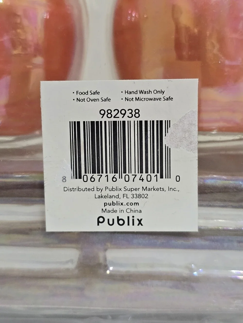 y2k PUBLIX Ceramic Salt Pepper Carrots Shaker w/Holder  Iridescent Orange Easter